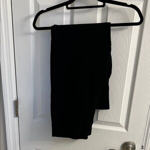 Loft Outlet High Rise Stretchy Black Pants Size L